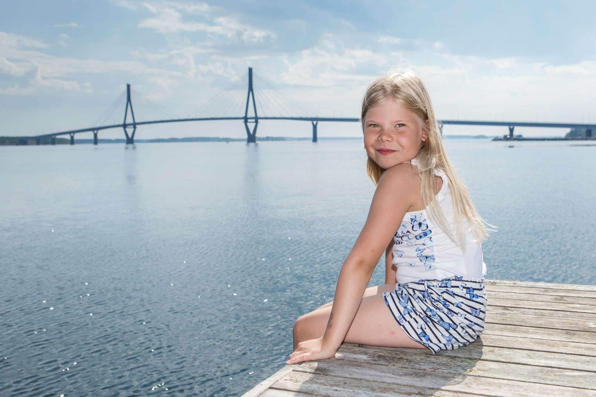 Girl and Replot Bridge