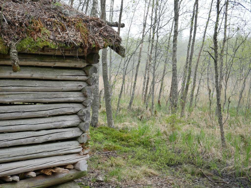 Nowadays the archipelago's hay barns are far from the shore, thanks to the land uplift.